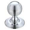 Zoo Hardware Fulton & Bray Ringed Mortice Door Knobs, Polished Chrome - (sold in pairs)