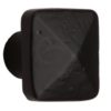 M Marcus Pyramid Cupboard Knob (32mm OR 38mm), Smooth Black Iron