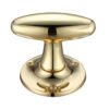 Zoo Hardware Fulton & Bray Extended Oval Mortice Door Knobs, Polished Brass (sold in pairs)