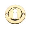 Zoo Hardware Fulton & Bray Standard Profile Escutcheon, Polished Brass