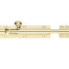 Zoo Hardware Fulton & Bray Architectural Barrel Bolt (4, 6, 8, 12, 18 OR 24 Inch), Polished Brass