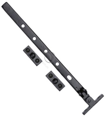 M Marcus Casement Fastener (10" OR 12"), Smooth Black Iron