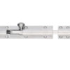 Zoo Hardware Fulton & Bray Architectural Heavy Duty Barrel Bolt (8, 12, 18, 24 OR 36 Inch), Satin Chrome