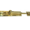 Zoo Hardware Fulton & Bray Architectural Heavy Duty Barrel Bolt (8, 12, 18, 24 OR 36 Inch), Polished Brass