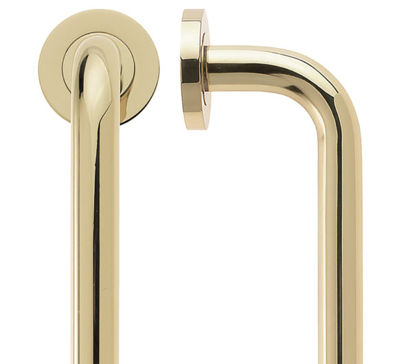 Zoo Hardware Fulton & Bray D Pull Handles (19mm Bar Diameter), Polished Brass