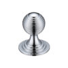 Zoo Hardware Fulton & Bray Queen Anne Ringed Cupboard Knob (25mm, 32mm OR 38mm), Polished Chrome