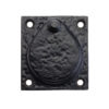 Zoo Hardware Foxcote Foundries Rim Cylinder Cover, Black Antique