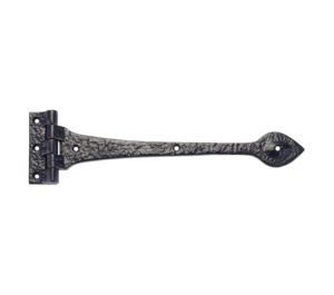 Zoo Hardware Foxcote Foundries T Door Hinge (12", 15" OR 18"), Black Antique (sold in pairs)