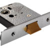 Eurospec Easy-T Architectural 2.5, 3 Or 4 Inch Box Latches (Bolt Through) - Silver Or Brass Finish