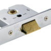 Eurospec Standard 2.5, Or 3 Inch Box Latches (Bolt Through) - Silver Or Brass Finish