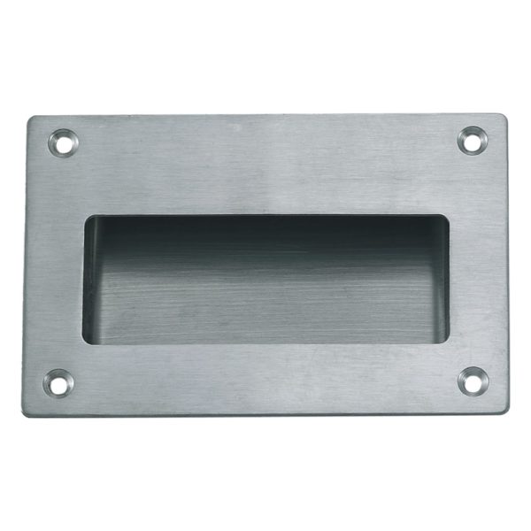 Flush Pull Square Corner -128mm