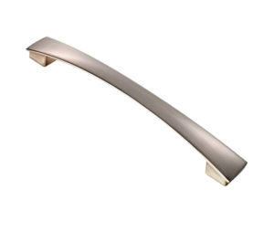 Fingertip Valetta Bow Cupboard Pull Handle (160mm, 192mm Or 335mm C/C), Satin Nickel
