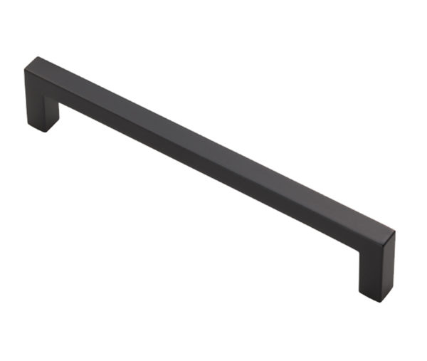 Fingertip Block Cabinet Pull Handles (160mm OR 320mm C/C), Matt Black