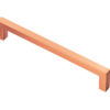 Fingertip Block Cabinet Pull Handles (160mm C/C), Satin Copper