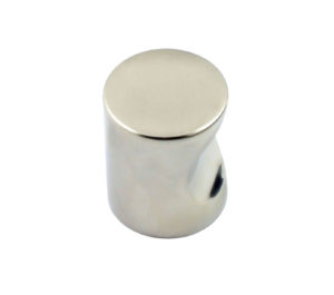 Fingertip Stainless Steel Cylindrical Cupboard Knob, Polished Stainless Steel