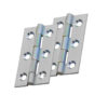 Fingertip Cabinet Hinges (50mm x 28mm OR 64mm x 35mm), Self Coloured (sold in pairs)