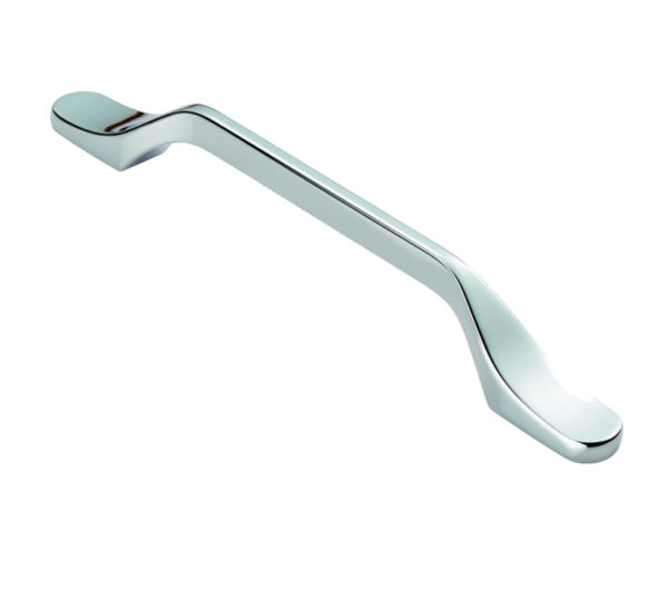 Fingertip Leuci Cabinet Pull Handle (160mm Or 320mm C/C), Polished Chrome