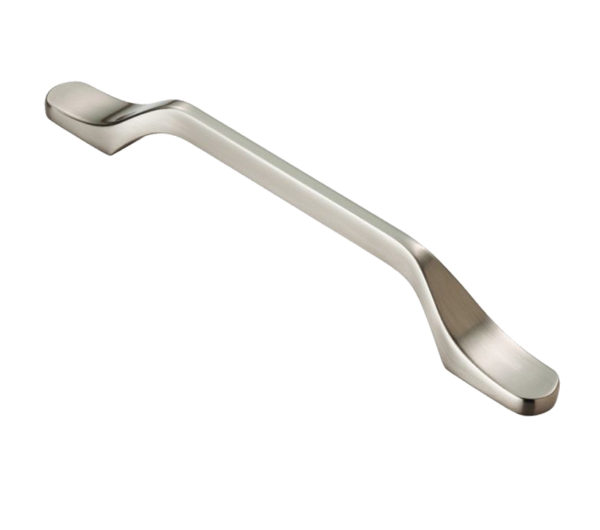 Fingertip Leuci Cabinet Pull Handle (160mm Or 320mm C/C), Satin Nickel