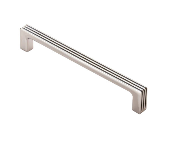 Fingertip Darini Cabinet Pull Handle (160mm C/C), Satin Nickel