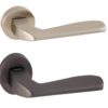 FALCON Door Handle Lever on round rose