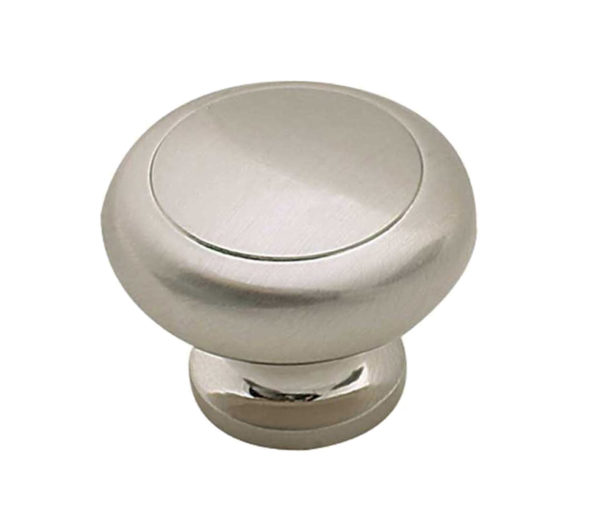 Frelan Hardware Gyro Cabinet Knob (32mm), Brushed Nickel