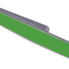 Frelan Hardware Jedo Collection Chameleon 1 Cabinet Pull Handles (96mm C/C), Bright Green