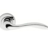 Manital Giava Door Handles On Round Rose, Polished Chrome (sold in pairs)