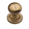 Heritage Brass Hampstead Mortice Door Knobs, Antique Brass (sold in pairs)