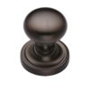 Heritage Brass Hampstead Mortice Door Knobs, Matt Bronze (sold in pairs)