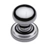 Heritage Brass Hampstead Mortice Door Knobs, Polished Chrome (sold in pairs)