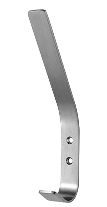 Eurospec Flat Hat And Coat Hook, Polished Or Satin Stainless Steel