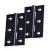 3 Inch Double Washered Hinges, Matt Black (sold in pairs)