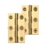 Heritage Brass Extruded Brass Cabinet Hinges (Various Sizes), Polished Brass (sold in pairs)