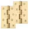 Heritage Brass 4" x 2 5/8" Heavier Duty Double Phosphor Washered Butt Hinges, Satin Brass - (sold in pairs)