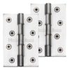 Heritage Brass 4" x 2 5/8" Heavier Duty Double Phosphor Washered Butt Hinges, Satin Chrome - (sold in pairs)