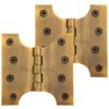 Heritage Brass 4 Inch Parliament Hinges, Antique Brass (sold in pairs)