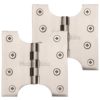 Heritage Brass 4 Inch Parliament Hinges, Satin Nickel (sold in pairs)