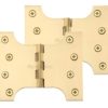 Heritage Brass 5 Inch Parliament Hinges, Satin Brass (sold in pairs)
