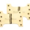 Heritage Brass 6 Inch Parliament Hinges, Polished Brass (sold in pairs)
