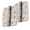 Eurospec Enduro 4 Inch Grade 13 Stainless Steel CE Ball Bearing Radius Hinges, (Various Finishes) (sold in pairs)