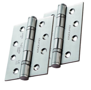 Eurospec Enduro 4 Inch Grade 13 Plain Ball Bearing Hinges, Polished Or Satin Stainless Steel (sold in pairs)