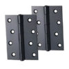 3 Or 4 Inch Butt Hinges, Black Finish (sold in pairs)