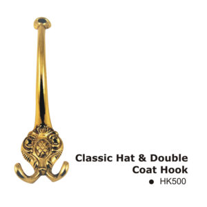 Classic Hat & Double Coat Hook