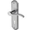 Heritage Brass Howard Apollo Finish, Polished Chrome & Satin Chrome Door Handles (sold in pairs)