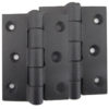 Frelan Hardware 3 Inch Butt Hinges, Black Finish (sold in pairs)