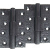 Frelan Hardware 4 Inch Butt Hinges, Black Finish (sold in pairs)