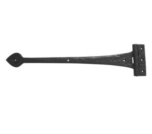 Frelan Hardware Arrow Head Working Hinges (430mm), Black Antique (sold in pairs)