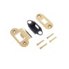 Frelan Hardware Radius Accessory Pack For JL-HDT Heavy Duty Latches, PVD Stainless Brass