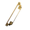 Frelan Hardware Rebate Set For 3 Lever Sash Lock, Electro Brass