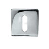 Frelan Hardware Standard Profile Square Escutcheon (52mm x 52mm x 7mm), Polished Stainless Steel